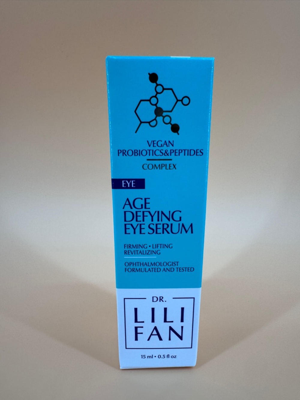 NIB Dr. Lili Fan Probiotic Age Defying Eye Serum 15ml/0.5oz